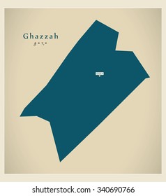 Modern Map - Ghazzah 