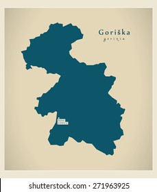Modern Map - Goriska SI
