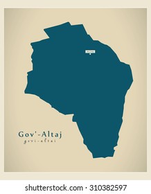 Modern Map - Gov-Altaj MN