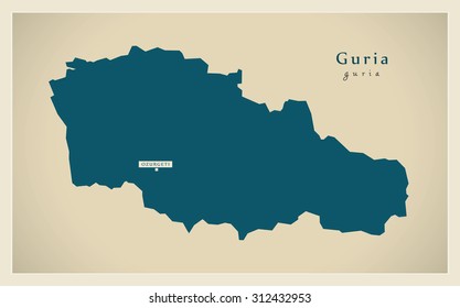 Modern Map - Guria GE