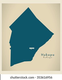 Modern Map - Hakupu NU