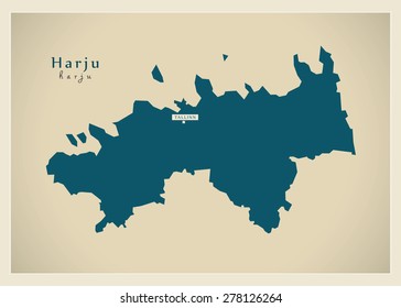 Modern Map - Harju EE