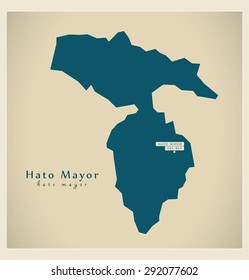 Modern Map - Hato Mayor DO
