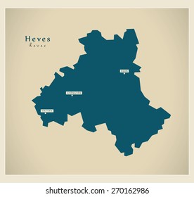 Modern Map - Heves HU