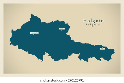 Modern Map - Holguin CU