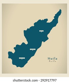 Modern Map - Huila CO