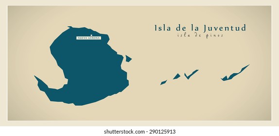 Modern Map - Isla de la Juventud CU