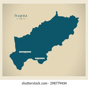 Modern Map - Itapua PY