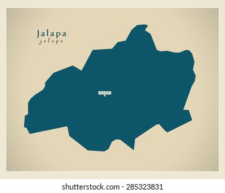 Modern Map - Jalapa GT