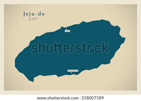 Modern Map - Jeju KR