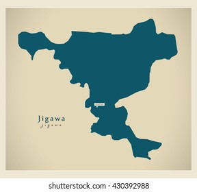 Modern Map - Jigawa NG
