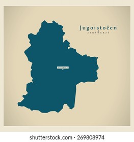 Modern Map - Jugoistocen MK