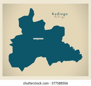 Modern Map - Kadiogo BF