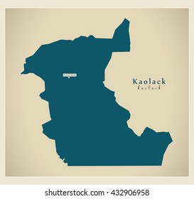 Modern Map - Kaolack SN
