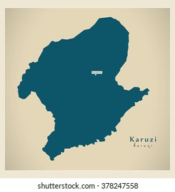 Modern Map - Karuzi BI