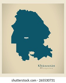 Modern Map - Khuzestan IR