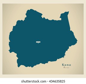 Modern Map - Kono SL