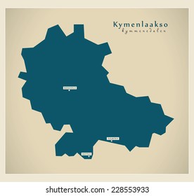 Modern Map - Kymenlaakso FI