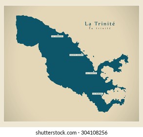 Modern Map - La Trinite MQ