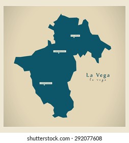 Modern Map - La Vega DO