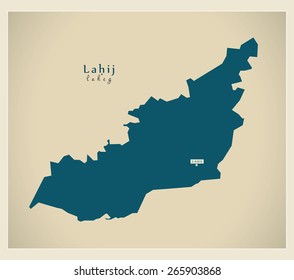 Modern Map - Lahij YE