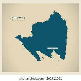 Modern Map - Lampung ID