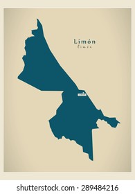 Modern Map - Limon CR