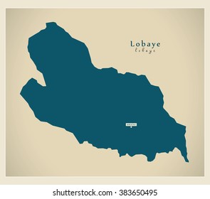 Modern Map - Lobaye CF