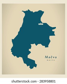Modern Map - Macva RS