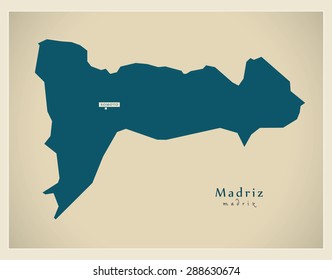 Modern Map - Madriz NI
