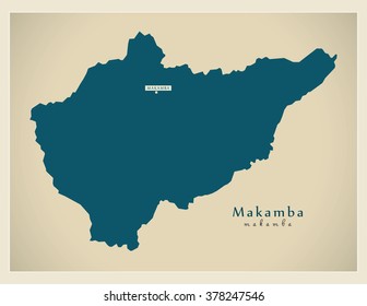 Modern Map - Makamba BI