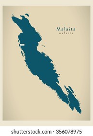 Modern Map - Malaita SB