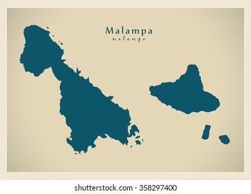 Modern Map - Malampa VU