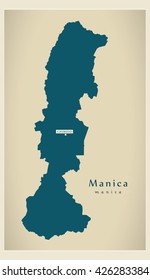 Modern Map - Manica MZ