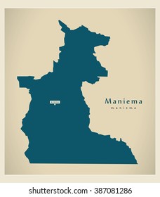 Modern Map - Maniema CD