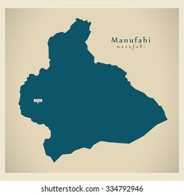 Modern Map - Manufahi TL