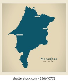 Modern Map - Maranhao BR