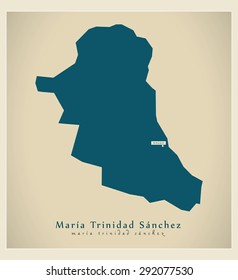 Modern Map - Maria Trinidad Sanchez DO