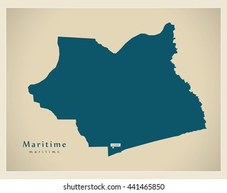 Modern Map - Maritime TG