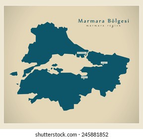 Modern Map - Marmara TR