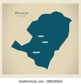 Modern Map - Masaya NI