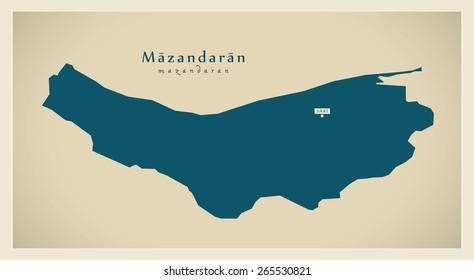 Modern Map - Mazandaran IR