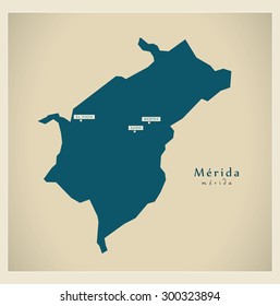 Modern Map - Merida VE