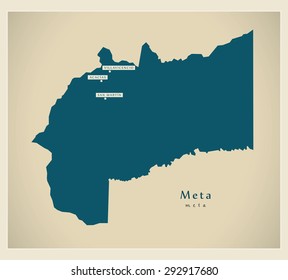 Modern Map - Meta CO