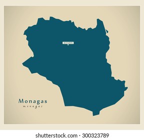 Modern Map - Monagas VE