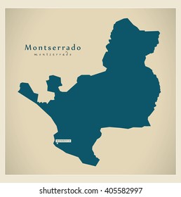 Modern Map - Montserrado LR