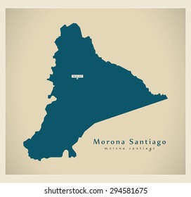 Modern Map - Morona Santiago EC