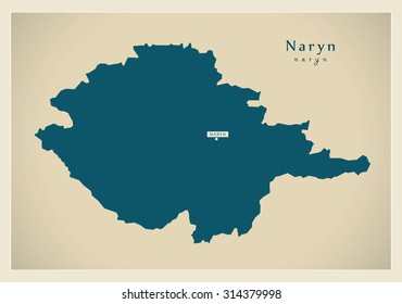 Modern Map - Naryn KG