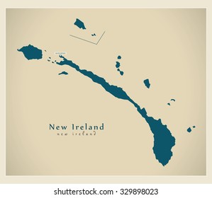 Modern Map - New Ireland PG