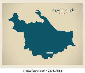 Modern Map - Ngobe Bugle PA